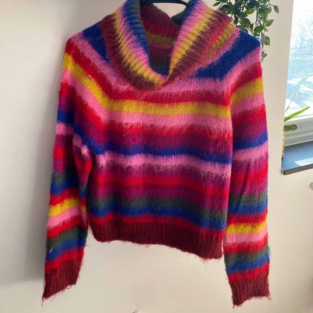 Forever 21- Rainbow Turtle Neck